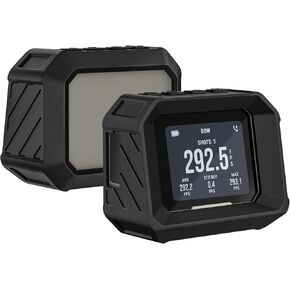 علبة حماية السيليكون لـ Garmin Xero C1 Pro Chronograph-تغطية Y-Kocos كاملة تغطية مقاومة للصدمات متوافقة مع Garmin Xero C1 Pro ، مضاد للقرعة ، غير قابلة للانزلاق ، أسود (حالة فقط)