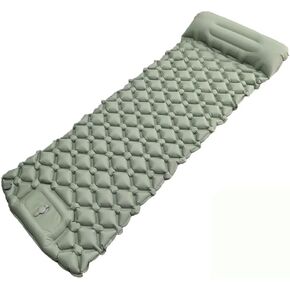 Ultralight Inflatable Camping Sleeping Pad – Compact Built-in Pillow,Waterproof & Durable –Connects to Double Bed and Ideal for Camping, Hiking & Outdoor Adventures