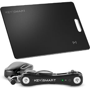 KeySmart SmartCard Wallet Tracker Card & iPro Tracking Key Organizer for up to 14 Keys Bundle