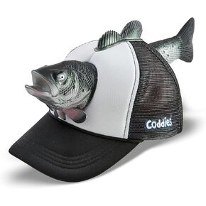 Coddies Fish Hat - Hilarious Novelty Bass Fishing Hat, Perfect Gag Fishing Gift for Anglers, Dads & Fish Enthusiasts