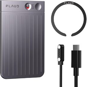 AI Voice Recorder, PLAUD Note Voice Recorder with Additional Kit Set, Transcribe & Summarize with AI Technology, 64GB Memory