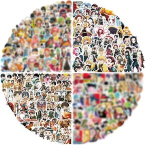Arme Large Anime Stickers Mixed Pack,600Pcs Mixed with Classic Anime Theme Sticker Pack,Vinyl Waterproof Stickers Decals for Bottles, Laptops, Skateboards&Notebooks, Stickers for Adults&Kids&Teens
