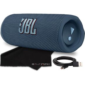 JBL Flip 6 Portable Bluetooth Wireless Speaker, IP67 Waterproof and Dustproof Built-in Battery - Red - Boomph's Comprehensive Ultimate Performance Cloth Solution for Your On-The-Go Sound Experience