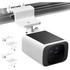 2 Pack Gutter Mount Compatible with eufyCam 2C/2C Pro, 2/2 Pro, 3C/S300, 3/S330,SoloCam S220/C210, 360°Rotation Security Bracket with 1/4 Screw Thread(Camera Not Included)