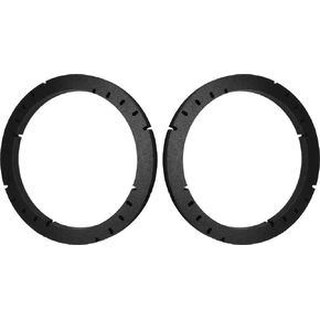 5.25" 5 1/4" Speaker Spacers Depth Extender Extending Rings - 1" thick - ID: 4 3/4" OD: 5 3/4" - 1 Pair - SSK525K - Stackable - Perfect For Framing Fiberglass Enclosures