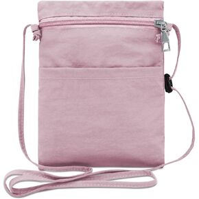 Ultralight Crossbody Phone Purse, Nylon Small Phone Purse Cell Phone Purse, Smartphone Crossbody Bag with Zipper
