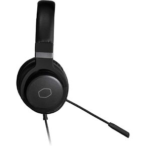 Cooler Master MH-751 MH751 2.0 Gaming Headset with Plush, Swiveled Earcups, 40mm Neodymium Drivers, and Omni-Directional Boom Mic for PC, PS4, and Xbox,Black