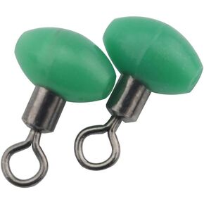 20PCS Luminous Splitter Splitter Sea Fishing Accessories Split Hook Swivel Large Green 18mm Luminous Fishing Terminal Tackle for Sea Fishing Lua Boat Fishing Platform Fishing