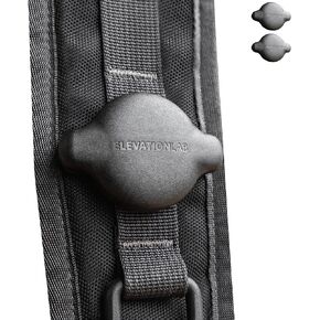 TagVault™ AirTag Strap Compact (2 Pack) - The Secure & Minimal AirTag Strap Mount | Waterproof & Discreet | for Backpacks, Bags, Camera Straps & More | Elevation Lab