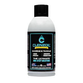Clenzoil Marine and Tackle الوقاية من الصدأ رذاذ التشحيم ومثبط التآكل | منظف ​​خطوة واحدة ، ومواد تشحيم ، وحماية | 6 أوقية. معدات الصيد الهباء الجوي معدات الزوارق وركوب القوارب