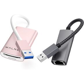 Walnew USB 3.0 Ethernet Adapter & Walnew USB 3.0 SD Card Bundle
