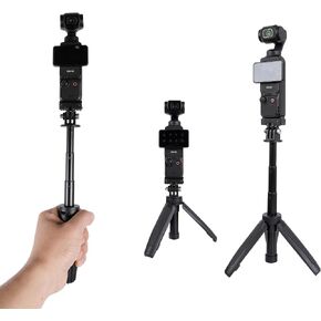 Mini Extension Rod for DJI Pocket 3, Mini Tripod with Quick Release Adapter Mount for DJI Osmo Pocket 3