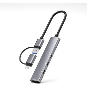 USB C to USB C HUB ، 4-PORT USB C HUB/USB إلى محول USB C ، نقل البيانات فقط