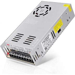 12V 30A 360W Switching Power Supply, AC 110V/220V to DC 12V 30A Converter Universal Regulated Transformer Driver Adapter for LED Strips, CCTV Camera, 3D Printer, Industrial Equipment, Radio
