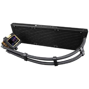 Thermalright FW360 X Black CPU AIO Cooler,PC 360 Specification Water Cooler System,IPS LCD Screen with 320 * 240 Resolution,for AM5&Intel LGA1700/1851,High Performance Pump,