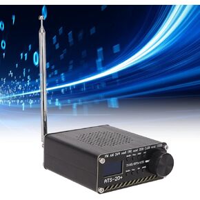 ATS 20+ Radio Receiver, Multiple Channels, High Sensitivity, Portable Small World Band Digital Receiver with Multiple Channels and High Sensitivity for Outdoor Camping and Home