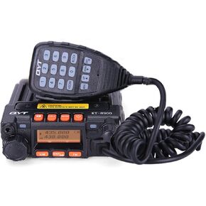 Putikeeg UV Dual Band Car Radio, Dual-Segment 20W, 136-174/400-480MHz, 12V Cigarette Lighter Radio (KT8900) for Professional Drivers and Outdoor Enthusiasts