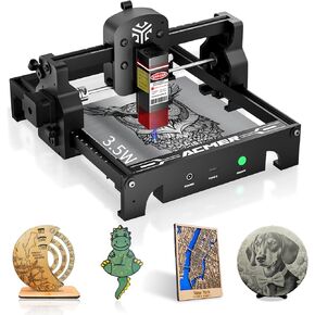 ACMER S1 Laser Engraver for Beginner Mini Laser Engraving Machine, Laser Class4 (S1 3500mW)