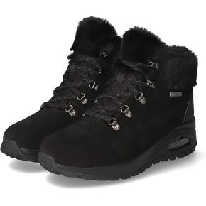 Skechers Women's Uno Rugged - Moonlight Ridge, Black, 9 Medium US