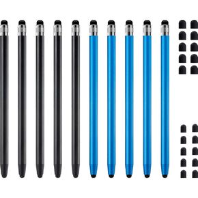 CHAOQ Stylus Pen لشاشة اللمس ، 3pcs حساسية عالية وقلم القلم الدقيق لأجهزة iPad iPhone Android وجميع شاشات اللمس (أسود/فضية/أزرق)
