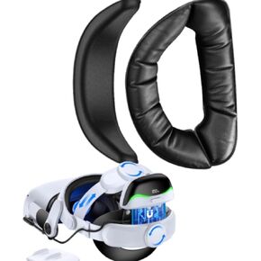 Battery Head Strap for Quest 2/Quest 3/Quest 3S, Bundle with Upgraded Accessories for MQ4000 Battery Head Strap