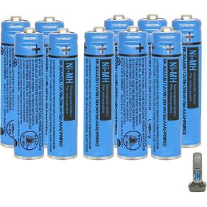 BK-30AAABU NI-MH AAA Rechargeable Battery 1.2V 300mah 10Pack NiMH AAA Batteries for Panasonic Cordless Phones