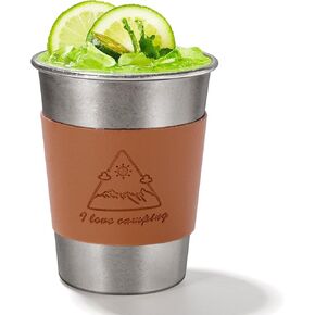 Titanium Beer Mug Cup 11.8 Oz/350ml Pint Cup Stackable Titanium Outdoor Camping Hiking Picnic Home Use
