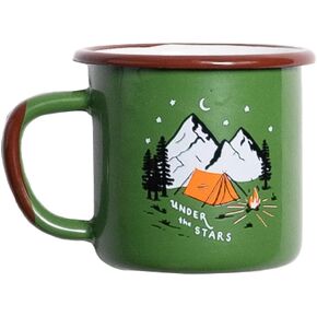Enamel Mug - Durable, 380 ml Coffee Cup, Suitable for Cold and Hot Use