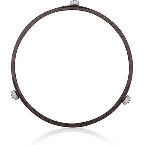 Microwave Turntable Ring, 7in Microwave Oven Tray Roller Ring Spinner Replacement Parts Glass Plate Tray Support Holder Microwave Rotating Ring for 9.65-10.63in Glass Plates