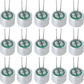 15pcs بيك آب ميكروفون مع Pins Electret مكثف الميكروفون التقاطات مع 0.35 × 0.28 بوصة لمشاريع الصوت PCB DIY المعدات الصوتية المهنية