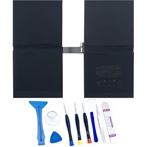 A1754 Battery Compatible with iPad Pro 12.9 2017 2nd Gen A1670 A1671 A1821 3.77V 40.72Whr with Tools Kit