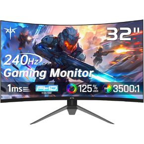 24 Inch FHD 1080P 100Hz Computer Monitor, VA Panel FreeSync PC Gaming Monitor, HDMI VGA Ports, HDR, 4000：1 Contrast, LowBlue Mode, Ergonomic Tilt Eye Care for Home Office