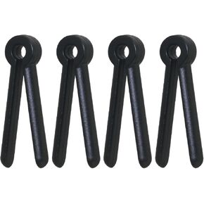 4PCS Bow String Peephole 2.2x1x1cm Plastic Archery Equipment Shooting Aiming Hole Clip Peephole Holder Automatic Calibration Function Black