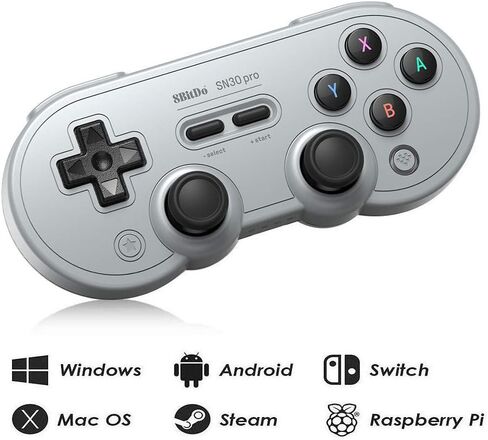 8Bitdo SN30 Pro Switch Wireless Bluetooth Game Controller GamePad (Hall Effect Undery Update) لمحول Steam Mac PC Windows Macos (أخضر) in Kuwait
