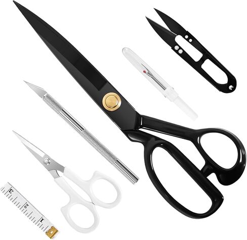 Premium Tailor Scissors Heavy Duty - 10 inch Stainless Steel Sewing Scissors, Fabric Shears for Leather, Home, Office, Artists, Dressmakers in Saudi Arabia