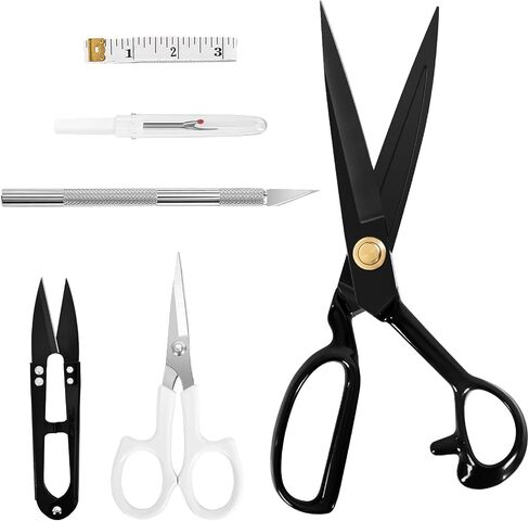 Premium Tailor Scissors Heavy Duty - 10 inch Stainless Steel Sewing Scissors, Fabric Shears for Leather, Home, Office, Artists, Dressmakers in Saudi Arabia