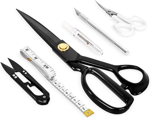 Premium Tailor Scissors Heavy Duty - 10 inch Stainless Steel Sewing Scissors, Fabric Shears for Leather, Home, Office, Artists, Dressmakers in Saudi Arabia