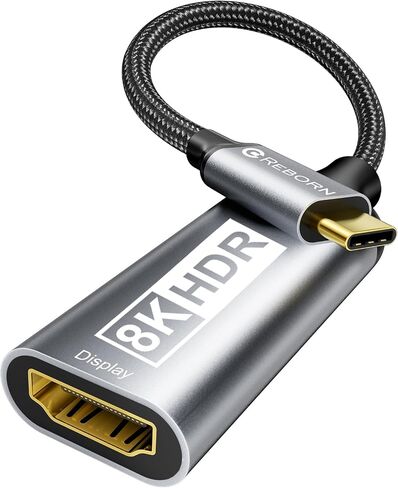 Reborn USB to HDMI Adapter, USB 3.0/2.0 to HDMI Multi-Display Cable, 1080P@60Hz USB-A 3.0 Male to HDMI Female Converter Suitable for Windows XP/7/8/10/11 in Saudi Arabia