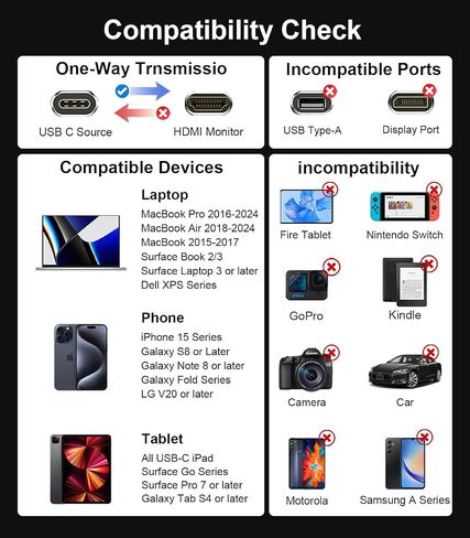 Reborn USB to HDMI Adapter, USB 3.0/2.0 to HDMI Multi-Display Cable, 1080P@60Hz USB-A 3.0 Male to HDMI Female Converter Suitable for Windows XP/7/8/10/11 in Saudi Arabia