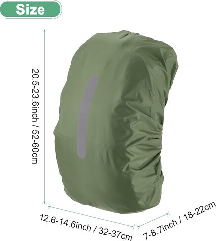 Waterproof Backpack Rain Cover Waterproof Backpack Cover, Bag Rain Cover with A Vertical Reflective Strap for Hiking/Biking/Camping/Outdoor Traveling in Kuwait