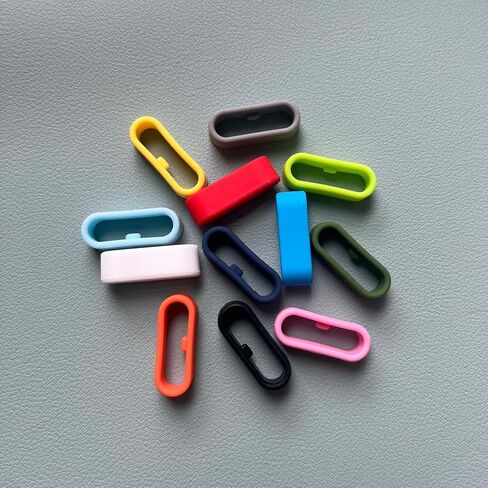 12-Pack Accessories for Magic Band & Band+ & Band2.0, Multi-Color Anti-slip Silicone Security Holder Loops Comapatible with Disney Magic Bands in Kuwait