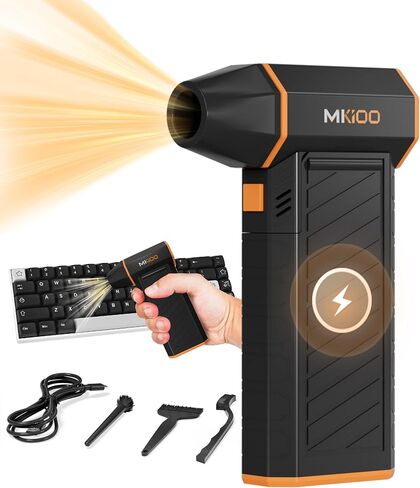 Compressed Air Duster, 180000RPM Electric Air Duster, 3-Gear Adjustable Turbo Fan, Jet Dry Blower for Pc, Car, Keyboard Cleaning, mini Turbo Snow Blower in Saudi Arabia