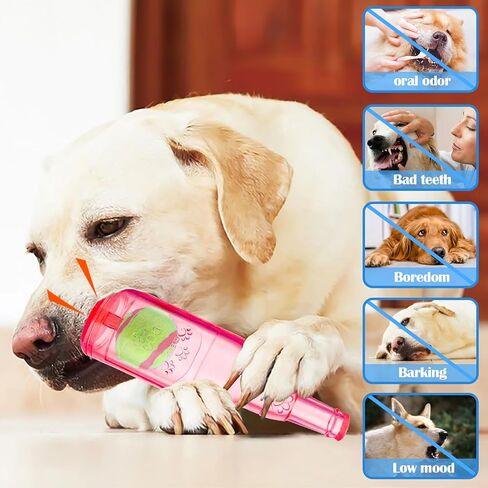 Mity rain Water Bottle Dog Toy - Dog Toys for Aggressive Chewers Cute Squeaky Dog Toys for Large/Medium/Small Dogs Interactive Dog Toys to Keep Them Busy Crunchnplay Bottle Toy (Blue) in Saudi Arabia