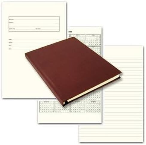 BookFactory Classic Burgundy Journal Notebook - 168 Pages 6" x 8" Burgundy (Imitation Leather) Section Sewn Hardbound (JOU-168-68RS-A-LMT00) in Saudi Arabia