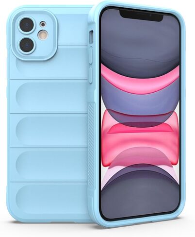 for iPhone 11 Case, TPU Upgrade Camera Protection & Soft Anti-Scratch Microfiber Lining Slim Aesthetic Shockproof Protective Cover for iPhone 11 6.1 inch Purple in Saudi Arabia