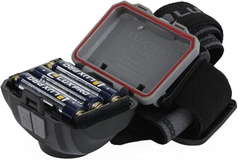 LUXPRO LED Headlamp - Bright 300 Lumen Head Lamp for Outdoors, Camping & Hiking - 6 Light Modes White, Green & Red Light - IPX4 Waterproof - Adjustable Headband - LP345V2 - Batteries Included in Saudi Arabia