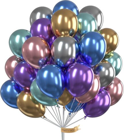 PartyWoo Paw Balloons, 50 pcs 12 Inch White Paw Print Balloons, Latex Balloons for Balloon Garland Arch as Dog Party Decorations, Dog Birthday Decorations, Dog Themed Party Decorations in Saudi Arabia