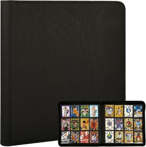 Trading Card Binder 480 Pockets, 12 Pockets Card Binder, Side Loading Card Collection Binder, Collectible Card Albums Card Folder for MTG, TCG, Football, NFL, Sports Cards, Game Cards(Blue) in Saudi Arabia