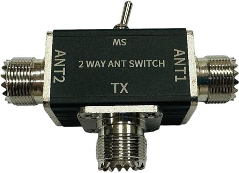 2 Way CB/HAM Antenna Coax Switch 100W 1-30MHz Optional SO239/BNC Connector (BNC) in Saudi Arabia