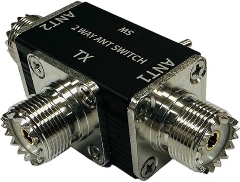 2 Way CB/HAM Antenna Coax Switch 100W 1-30MHz Optional SO239/BNC Connector (BNC) in Saudi Arabia